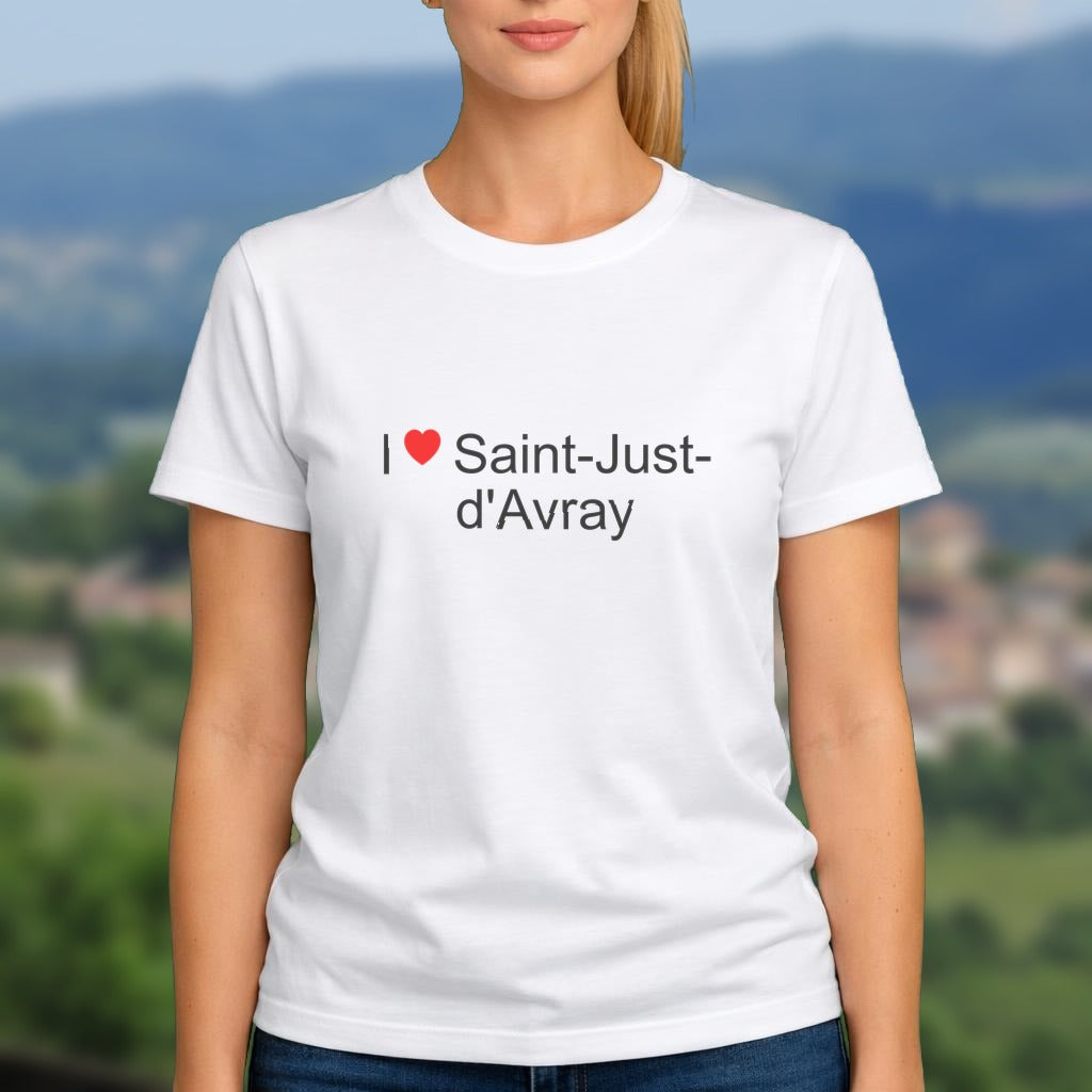 T-shirt I love saint-just-d'avray