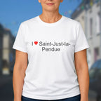 T-shirt I love saint-just-la-pendue