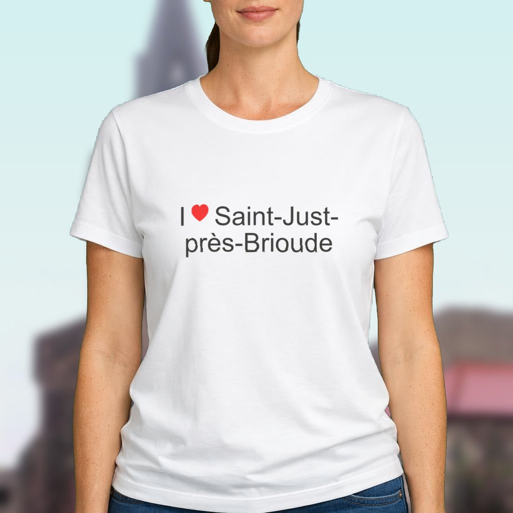 T-shirt I love saint-just-près-brioude