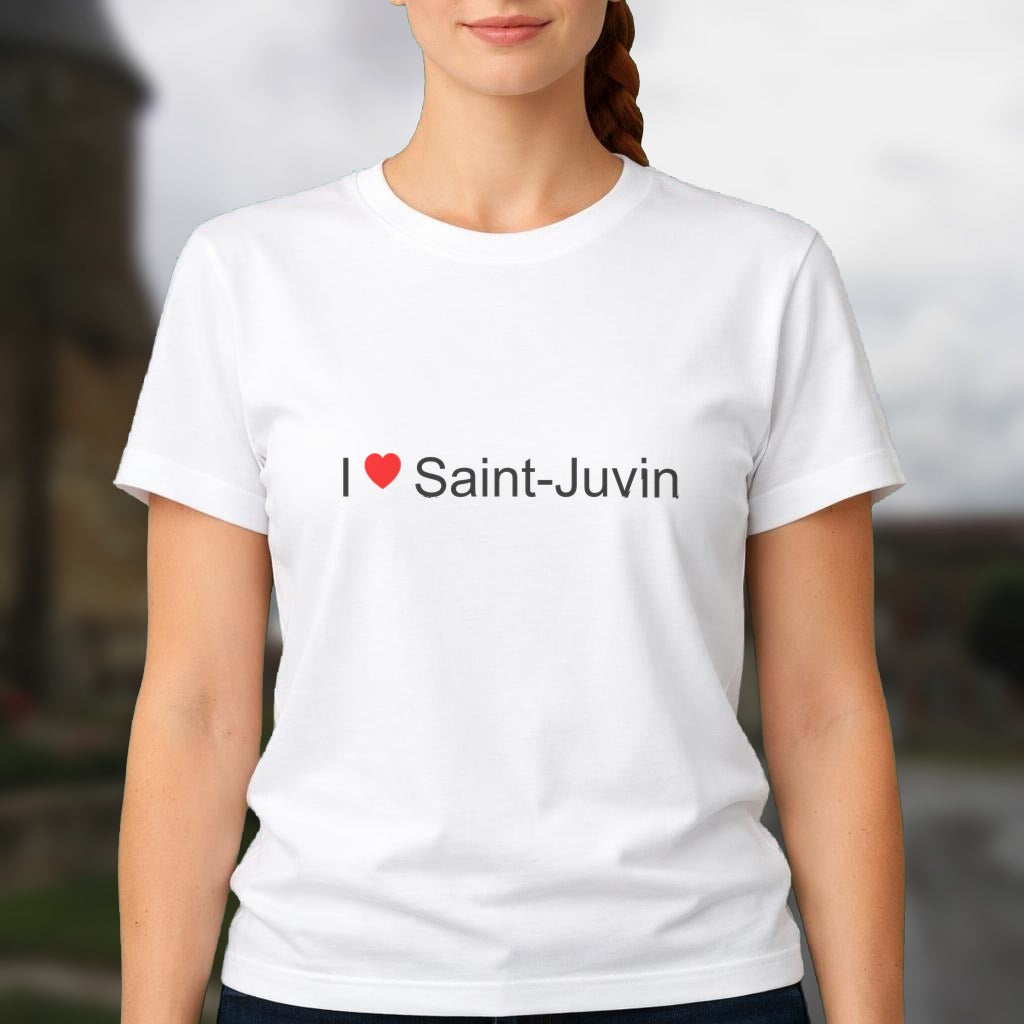 T-shirt I love saint-juvin