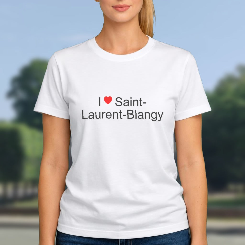 T-shirt I love saint-laurent-blangy