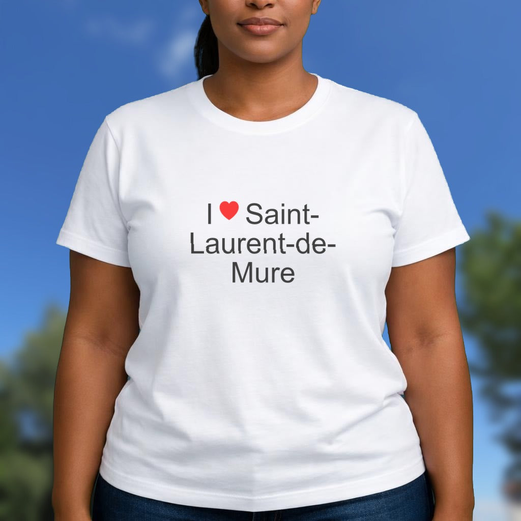 T-shirt I love saint-laurent-de-mure