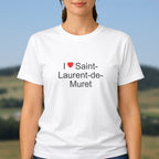 T-shirt I love saint-laurent-de-muret