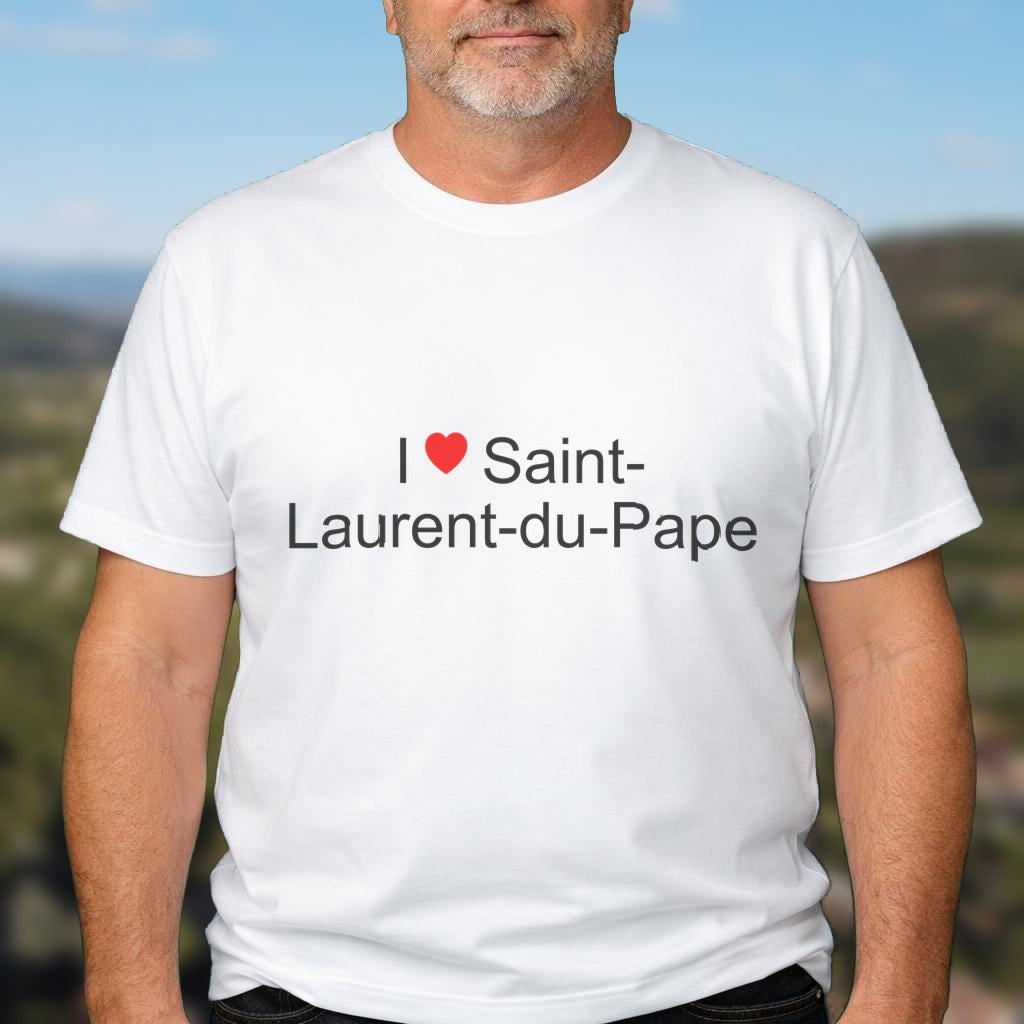 T-shirt I love saint-laurent-du-pape