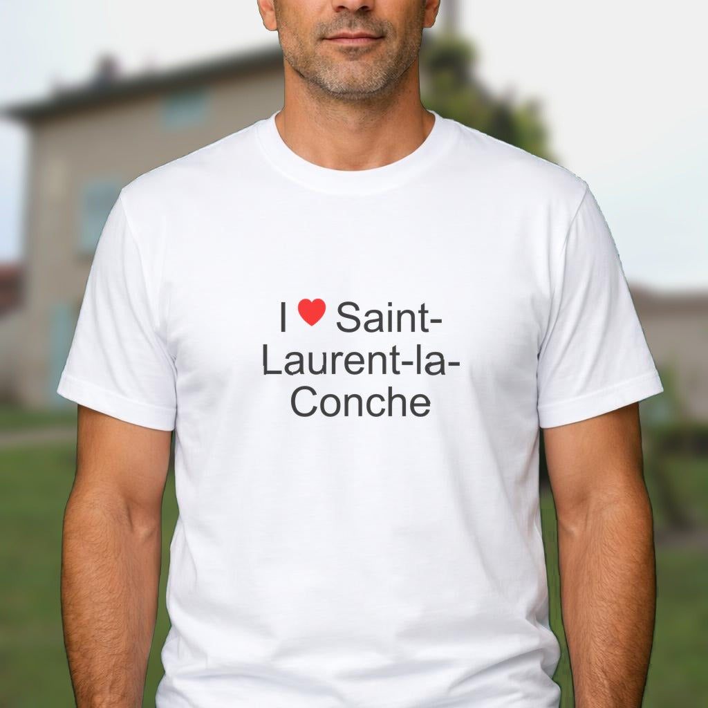 T-shirt I love saint-laurent-la-conche