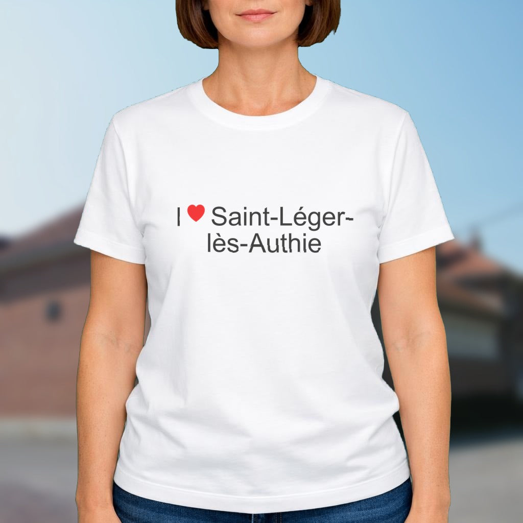 T-shirt I love saint-léger-lès-authie