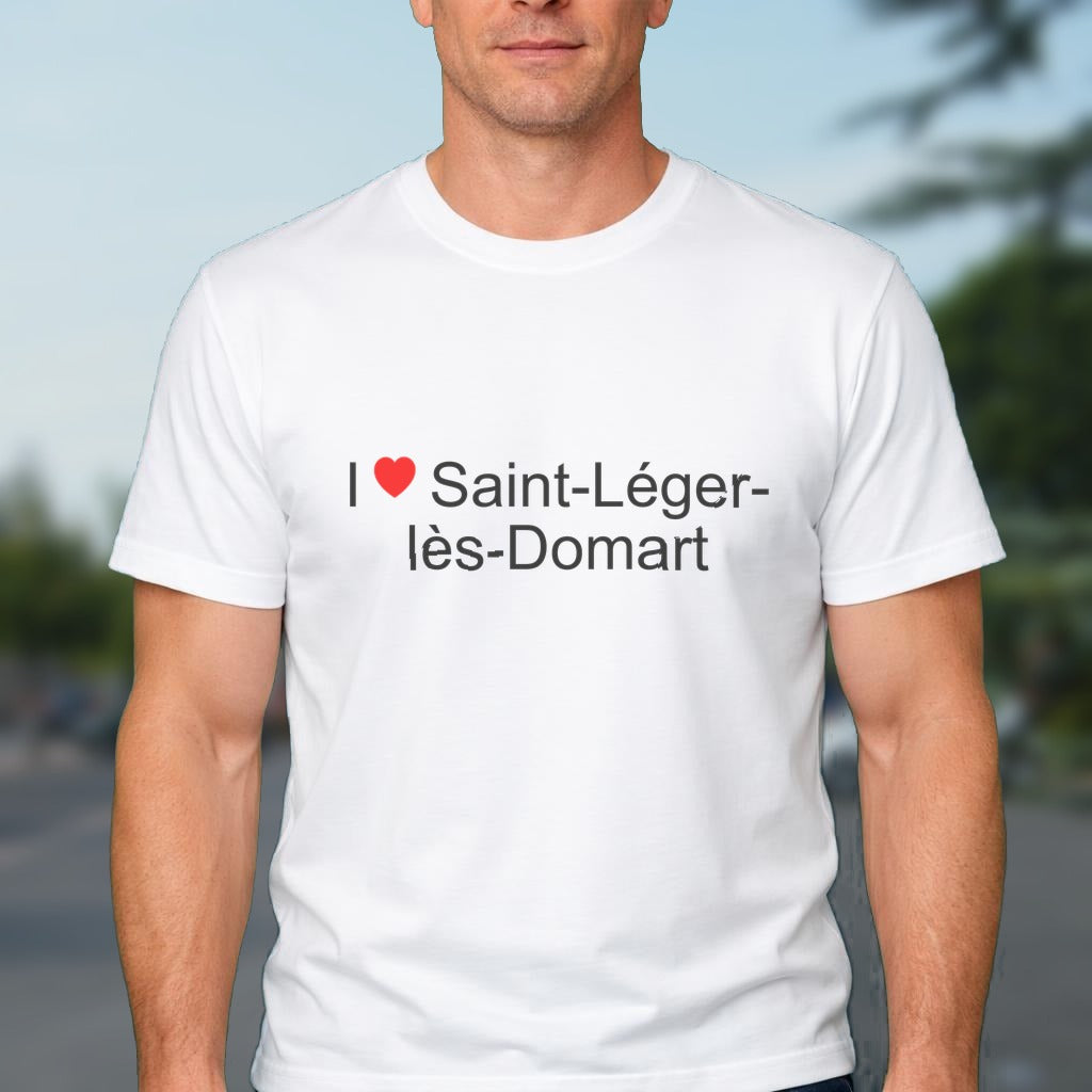 T-shirt I love saint-léger-lès-domart