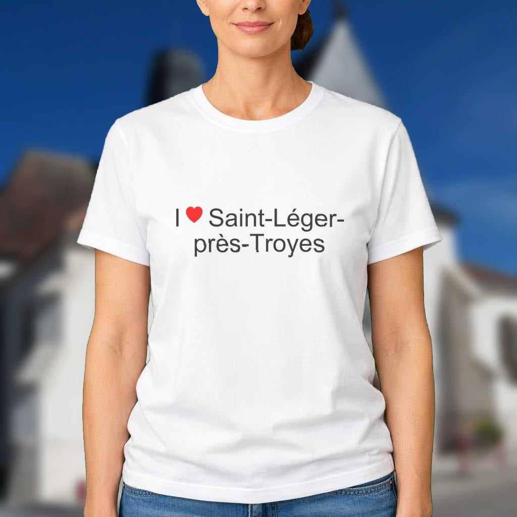 T-shirt I love saint-léger-près-troyes