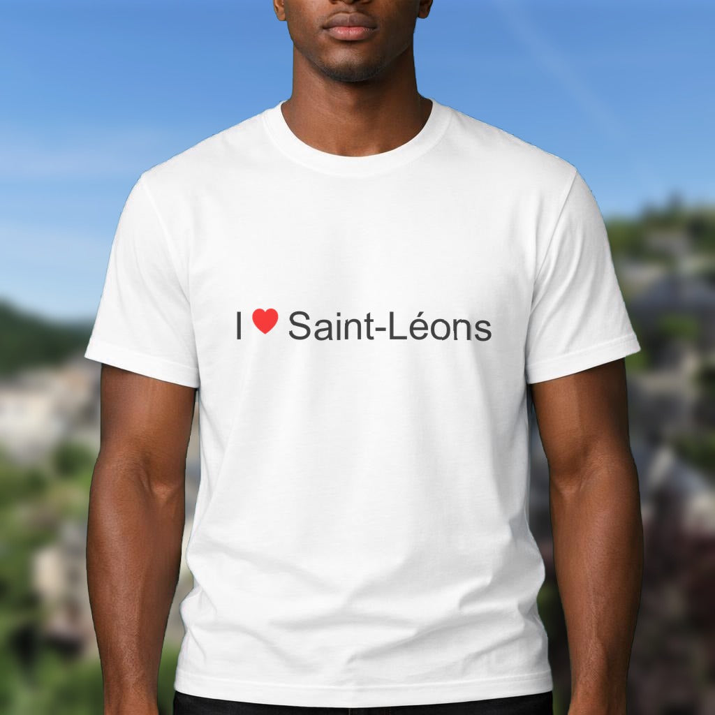 T-shirt I love saint-léons