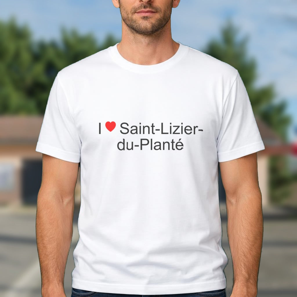 T-shirt I love saint-lizier-du-planté