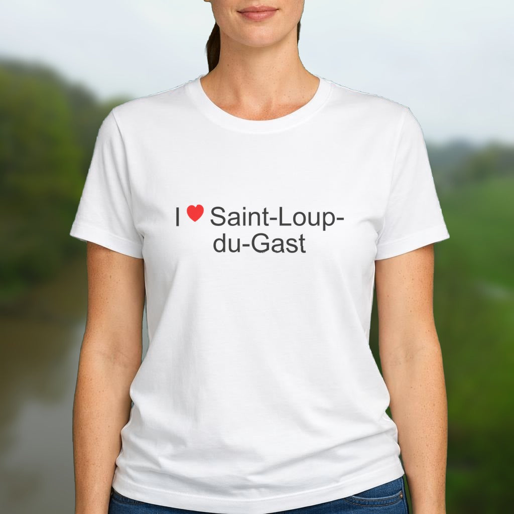 T-shirt I love saint-loup-du-gast