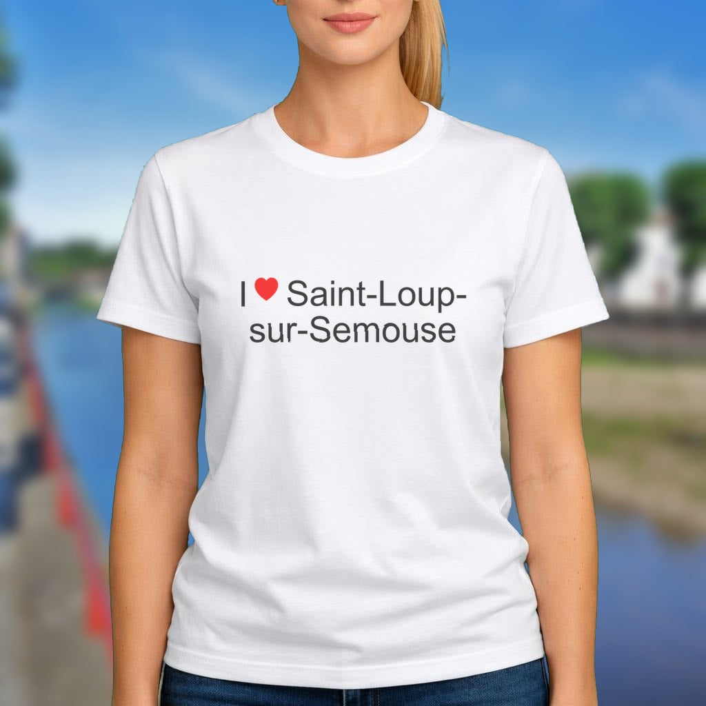 T-shirt I love saint-loup-sur-semouse