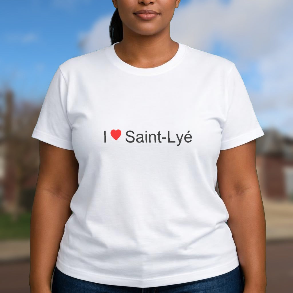 T-shirt I love saint-lyé