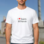 T-shirt I love saint-m'hervé