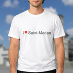 T-shirt I love saint-maden