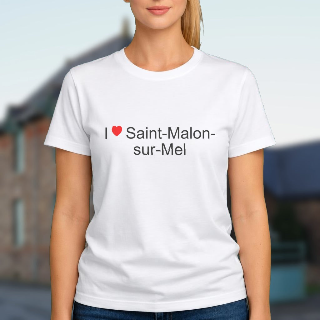 T-shirt I love saint-malon-sur-mel