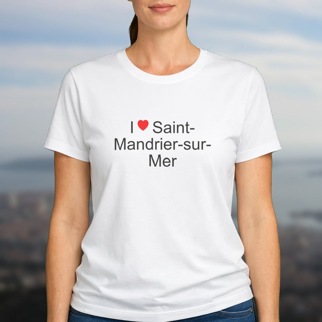 T-shirt I love saint-mandrier-sur-mer