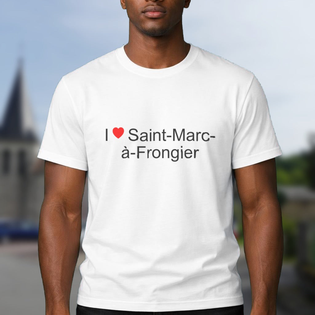 T-shirt I love saint-marc-à-frongier