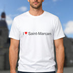T-shirt I love saint-marcan