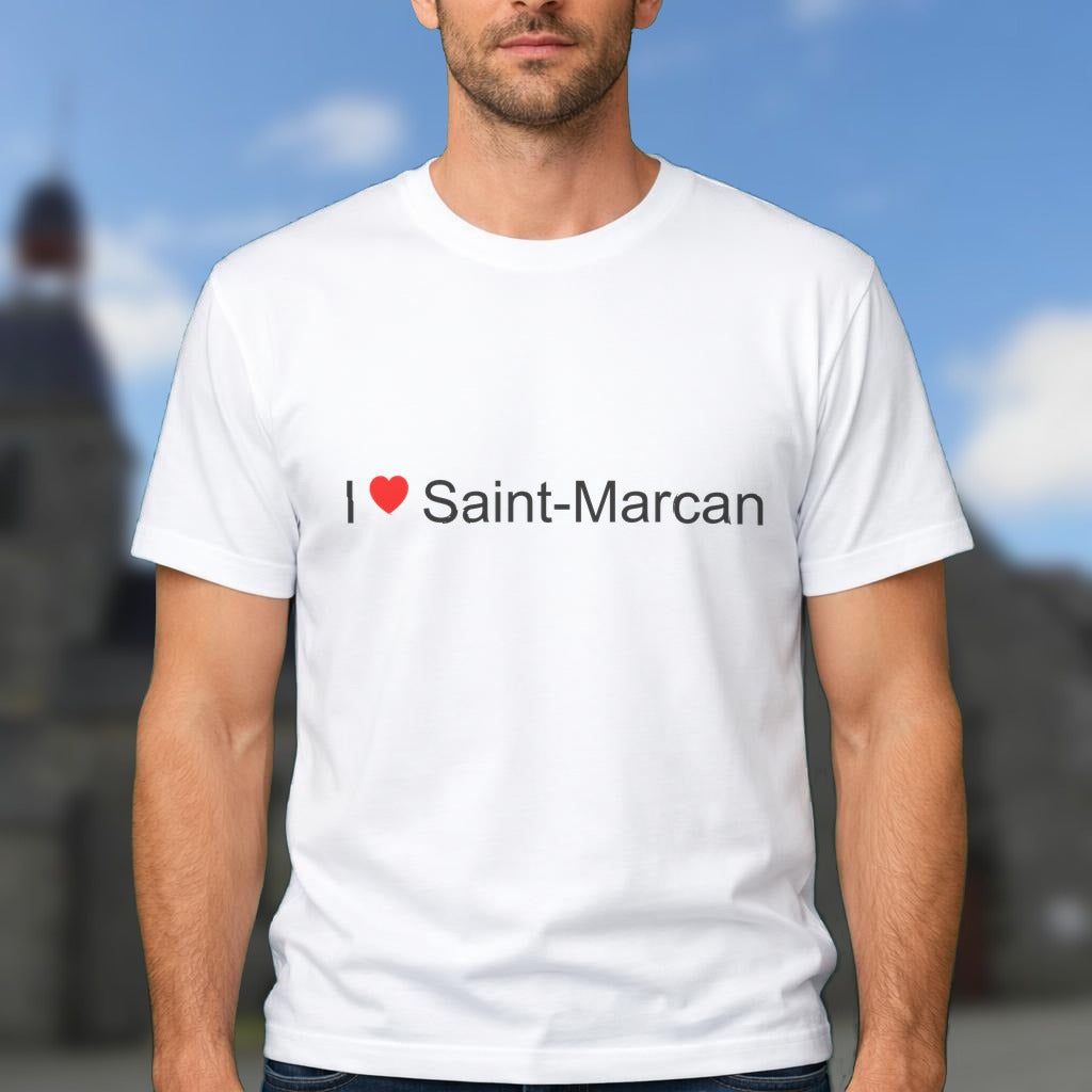 T-shirt I love saint-marcan