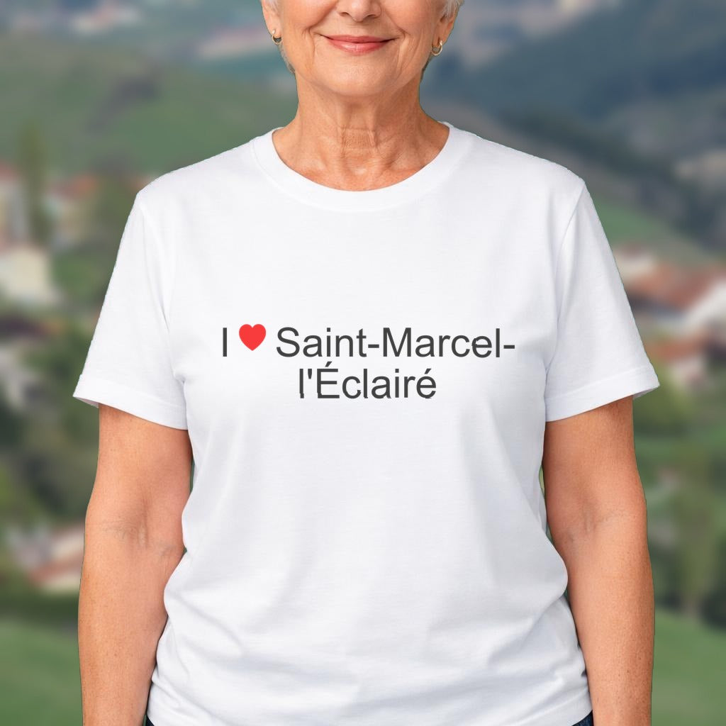 T-shirt I love saint-marcel-l'éclairé