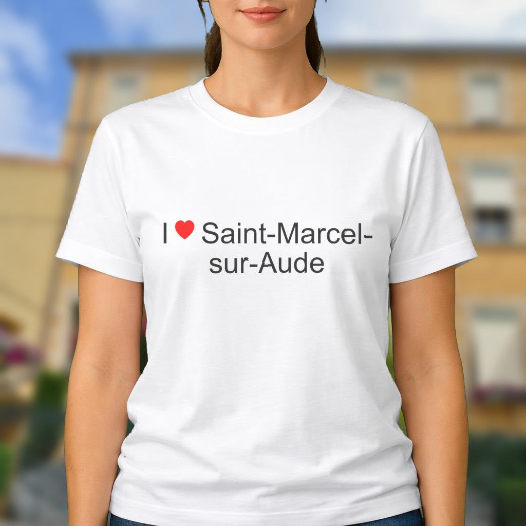T-shirt I love saint-marcel-sur-aude