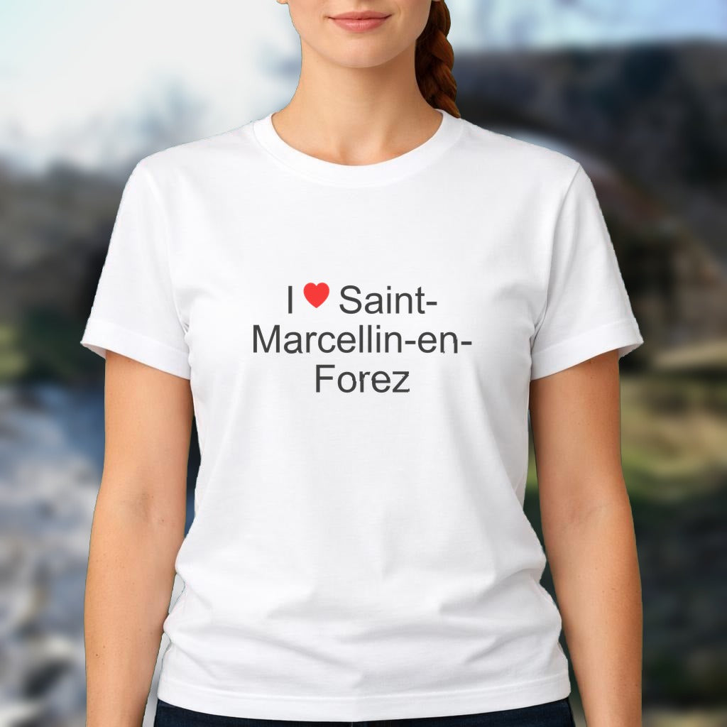 T-shirt I love saint-marcellin-en-forez