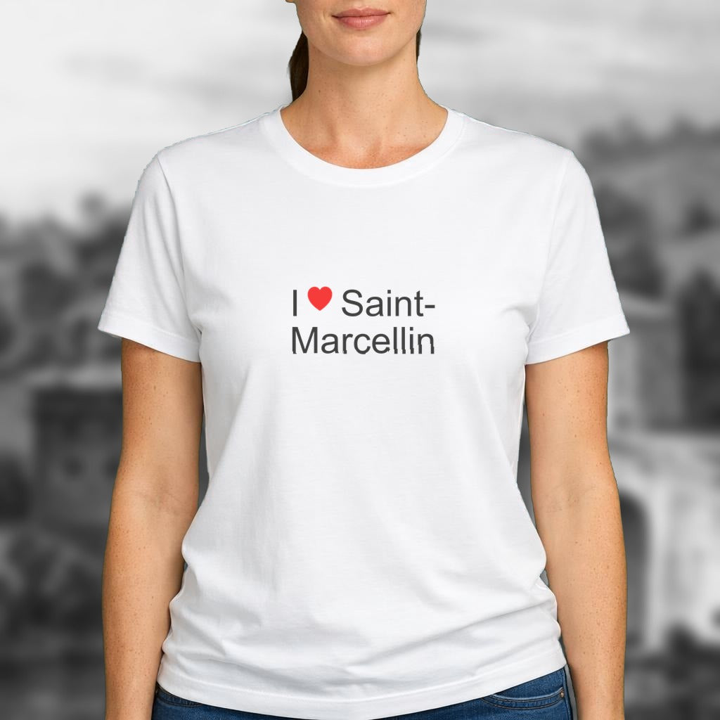 T-shirt I love saint-marcellin