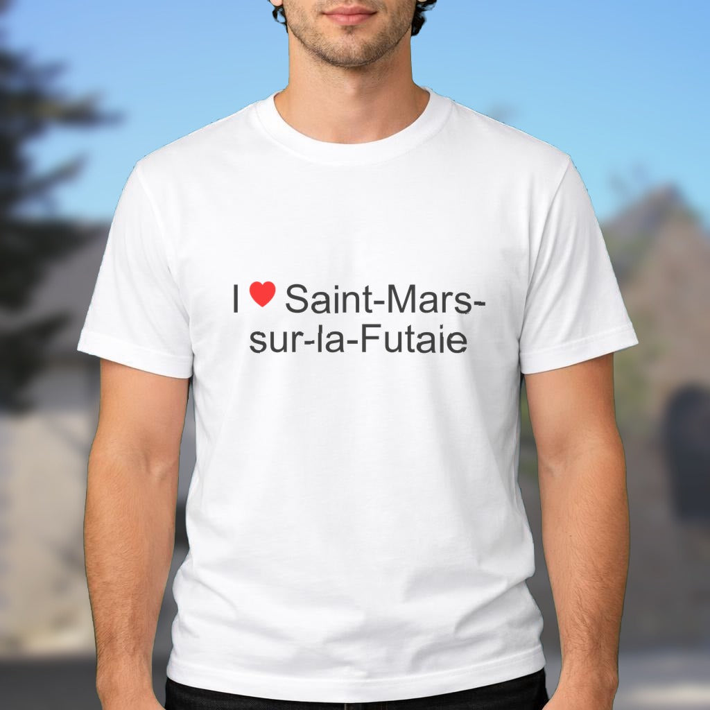 T-shirt I love saint-mars-sur-la-futaie
