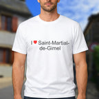 T-shirt I love saint-martial-de-gimel