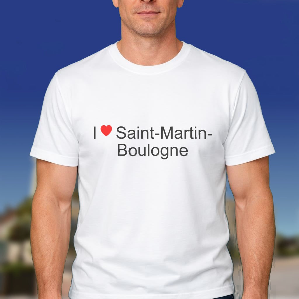 T-shirt I love saint-martin-boulogne