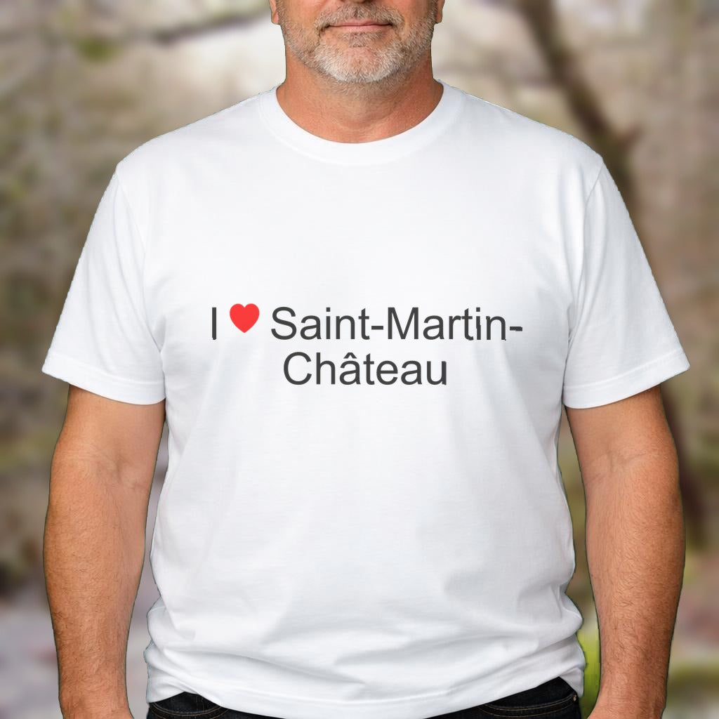 T-shirt I love saint-martin-château
