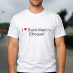 T-shirt I love saint-martin-choquel