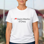 T-shirt I love saint-martin-d'oney