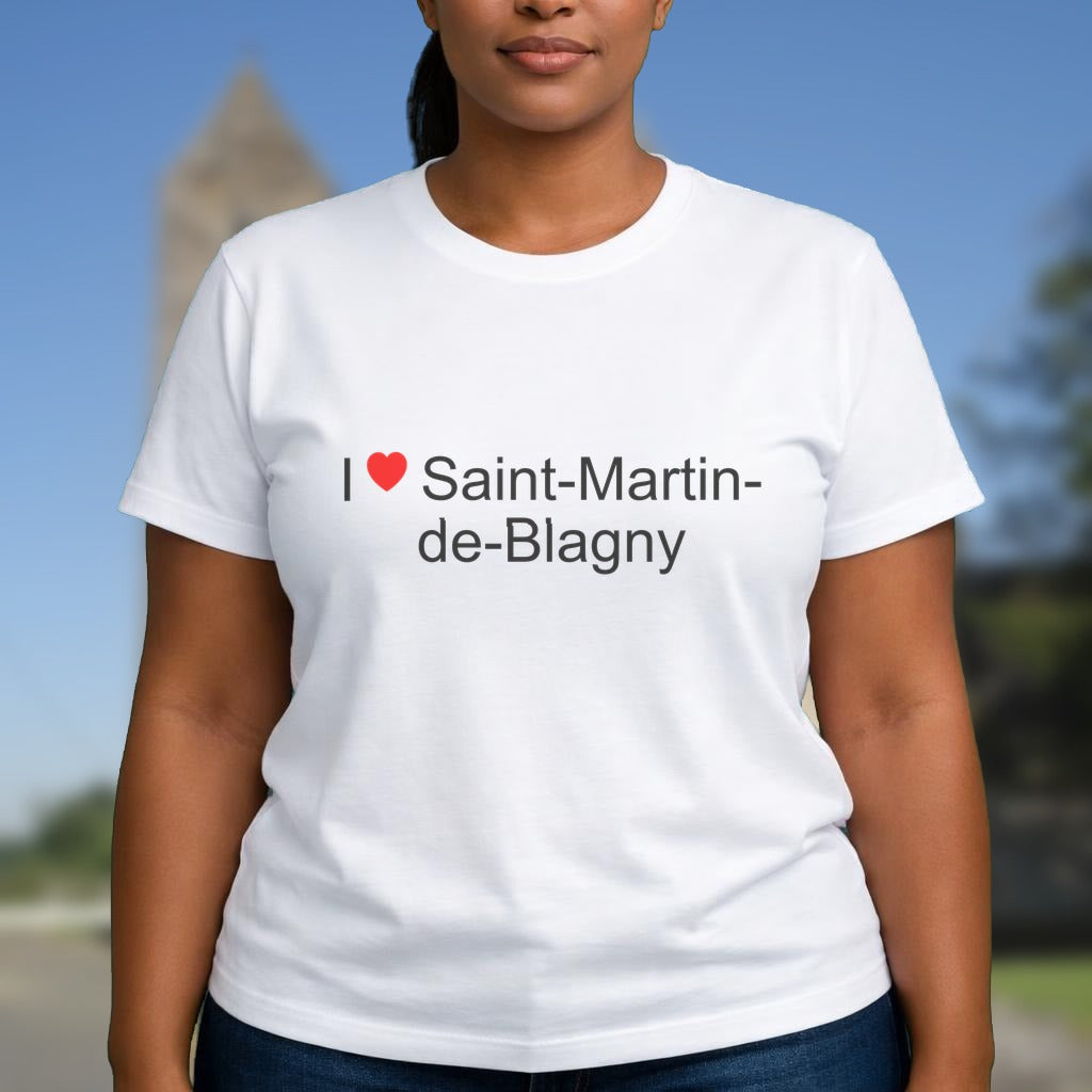 T-shirt I love saint-martin-de-blagny
