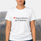 T-shirt I love saint-martin-de-pallières