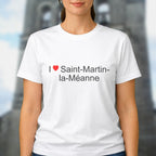 T-shirt I love saint-martin-la-méanne