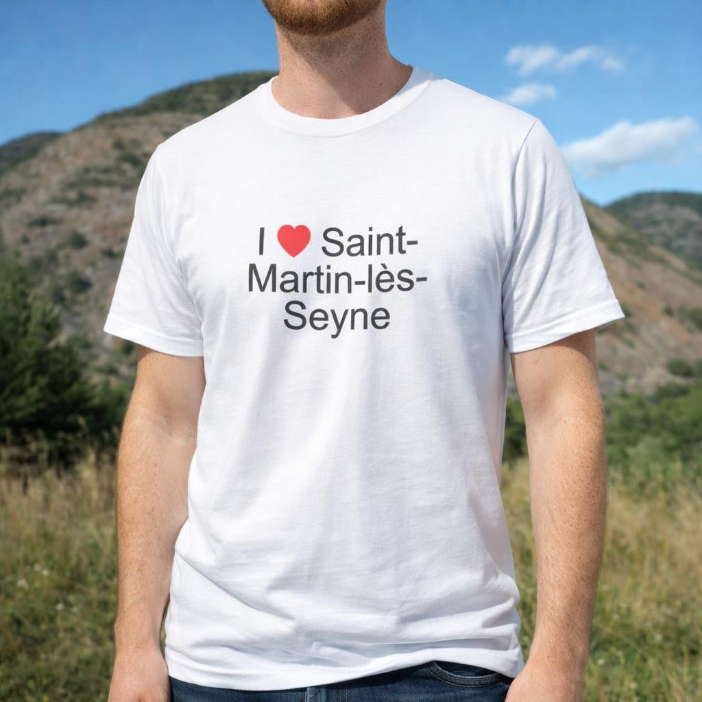 T-shirt I love saint-martin-lès-seyne