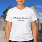 T-shirt I love saint-martin-sepert