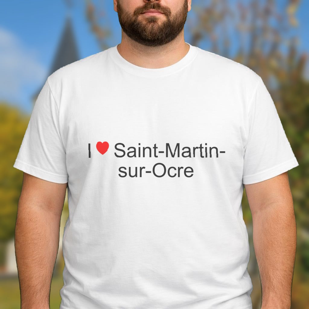 T-shirt I love saint-martin-sur-ocre
