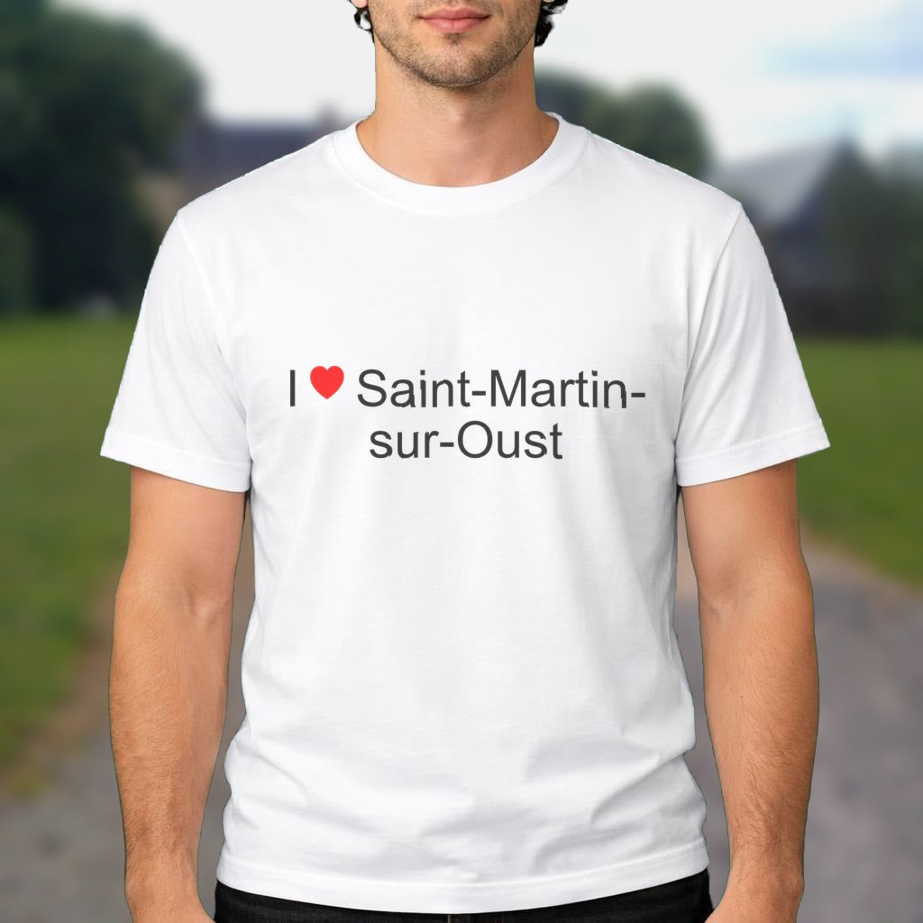 T-shirt I love saint-martin-sur-oust
