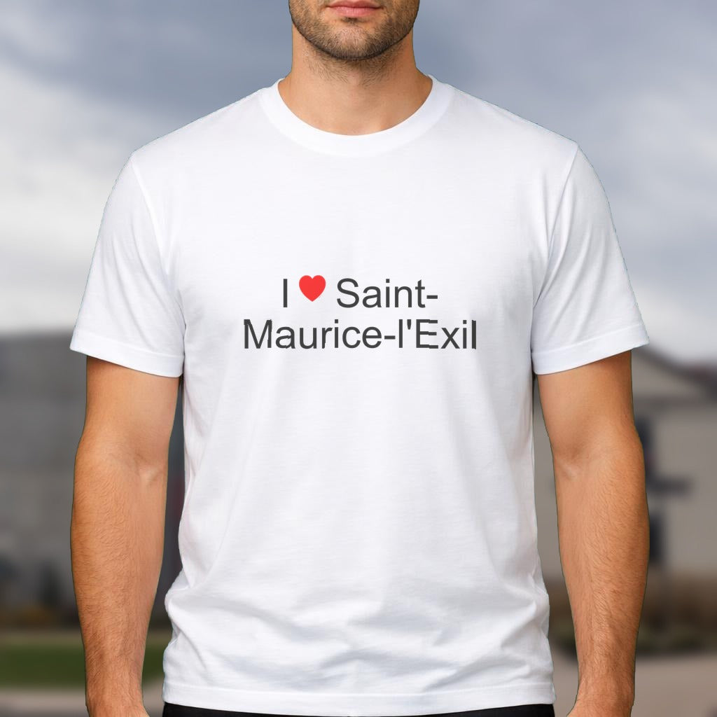 T-shirt I love saint-maurice-l'exil