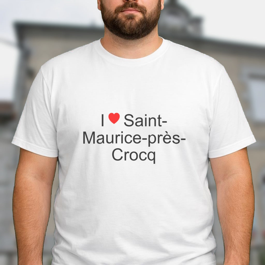 T-shirt I love saint-maurice-près-crocq