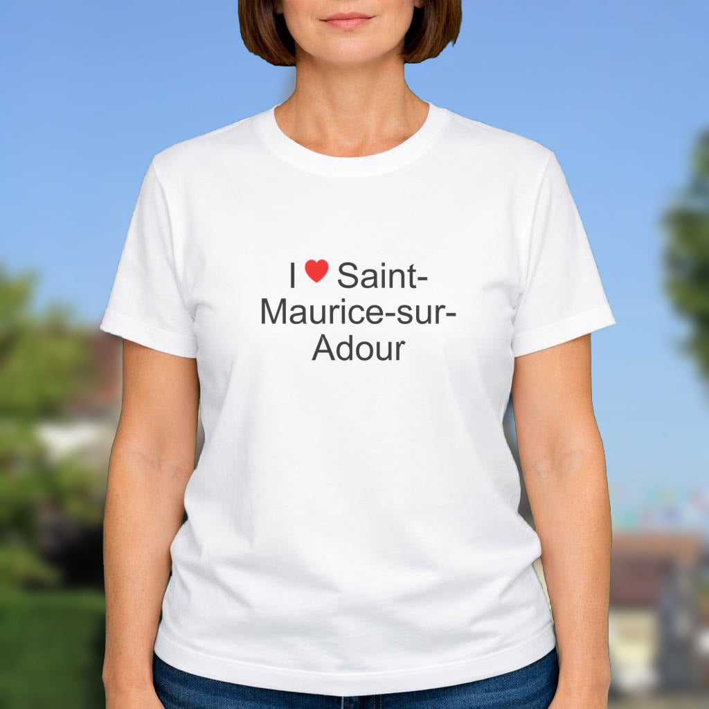 T-shirt I love saint-maurice-sur-adour
