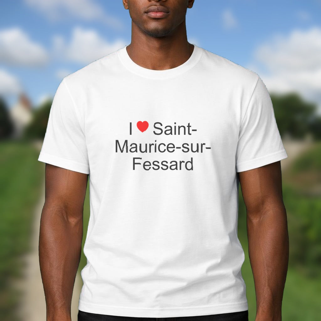 T-shirt I love saint-maurice-sur-fessard