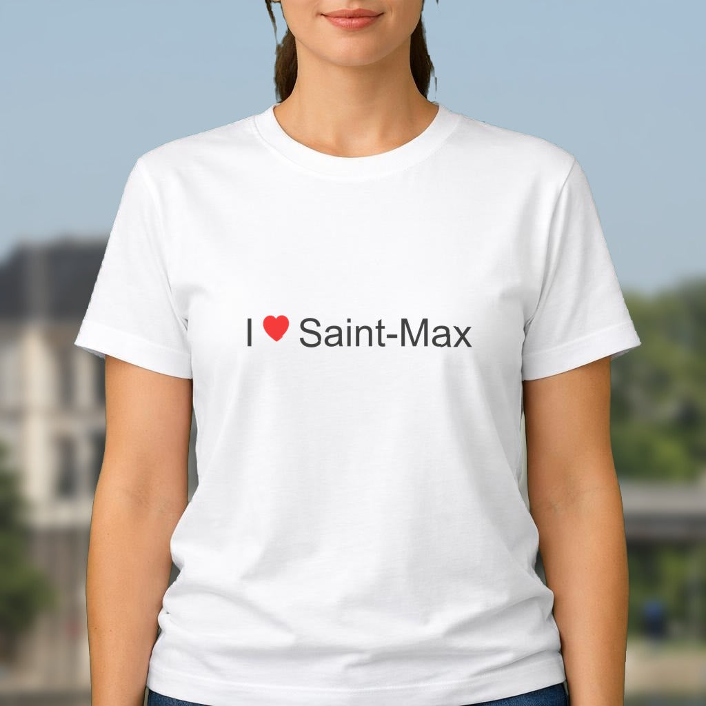 T-shirt I love saint-max