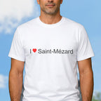 T-shirt I love saint-mézard