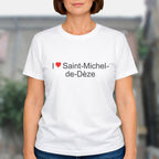 T-shirt I love saint-michel-de-dèze