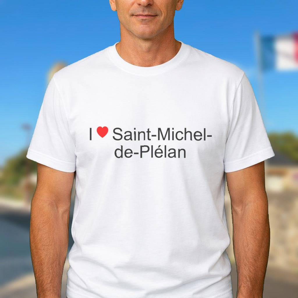 T-shirt I love saint-michel-de-plélan