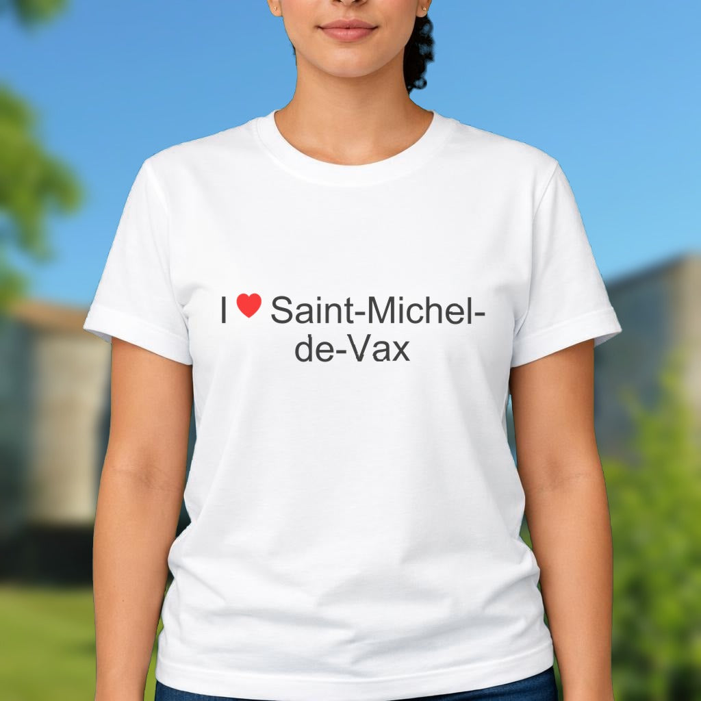 T-shirt I love saint-michel-de-vax